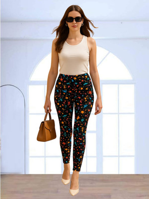Moda Rapido Black Jegging(Printed)