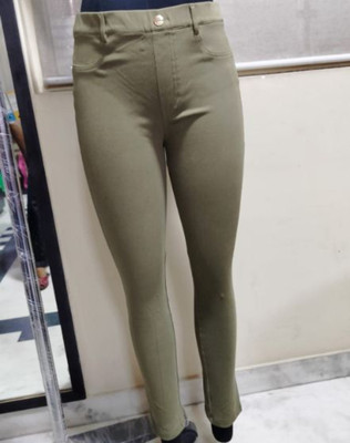 Amadore Dark Green Jegging(Solid)