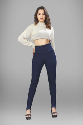 EVERSHINEFABRIC Dark Blue Jegging(Solid)