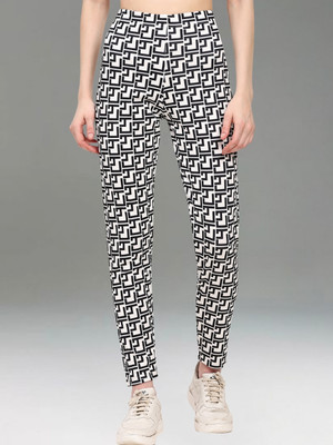 Moda Rapido Black Jegging(Printed)