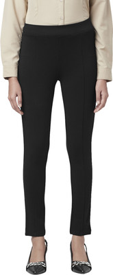 Annabelle by Pantaloons Black Tregging(Solid)