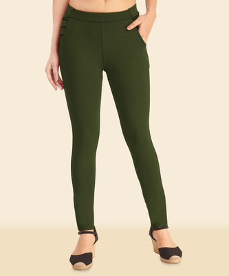 SEMLE Dark Green Jegging(Solid)