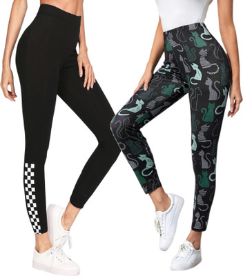 DTR FASHION Black Jegging(Printed)