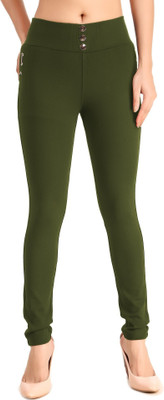 SEMLE Dark Green Jegging(Solid)