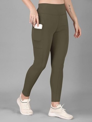 VibeWear Dark Green Jegging(Solid)