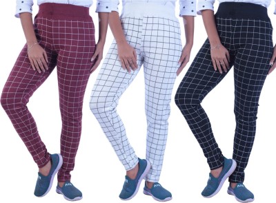 KARARO Multicolor Jegging(Checkered)