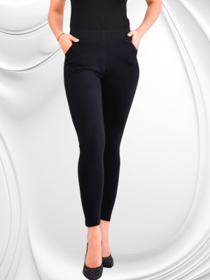 young fit Black Jegging(Solid)