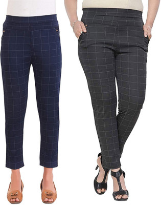 Cloud Star Black Jegging(Checkered)