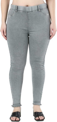ZXN Clothing Grey Jegging(Solid)