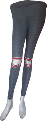 Devi mart Grey Jegging(Self Design)