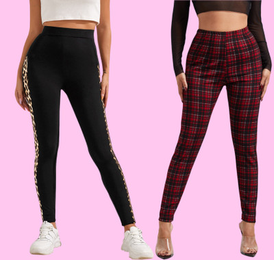 DE TRENDZ Multicolor Jegging(Printed)