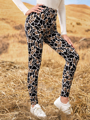 Moda Rapido Black Jegging(Printed)