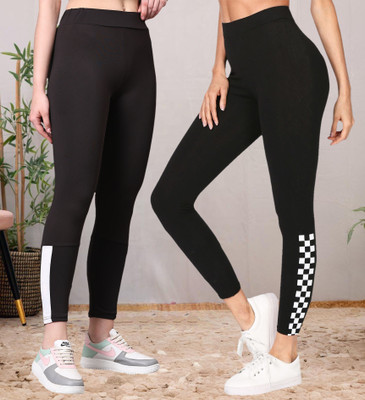 Moda Rapido Black Jegging(Applique)