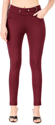SEMLE Maroon Jegging(Solid)