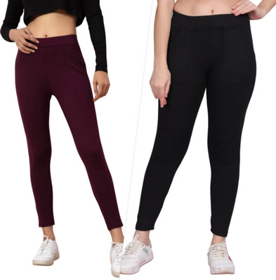 ZIG ZAG FASHIONS Multicolor Jegging(Self Design)