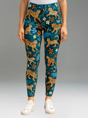 Moda Rapido Multicolor Jegging(Animal Print)