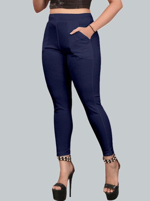FashionDrape Blue Jegging(Solid)