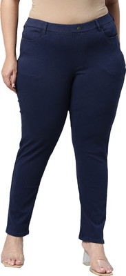 GO COLORS Blue Jegging(Solid)