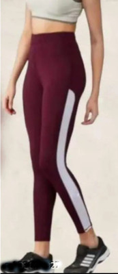AVIDIP Solid Women Maroon Track Pants