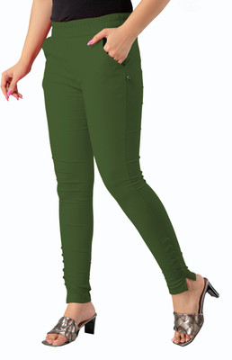 LADYBITE Green Jegging(Solid)
