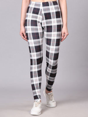 DTR FASHION Multicolor Jegging(Checkered)