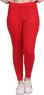 alliedecommerce Pink Jegging(Solid)
