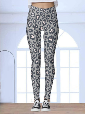 Moda Rapido Grey Jegging(Animal Print)