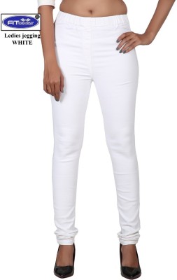 Fitwings White Jegging(Solid)