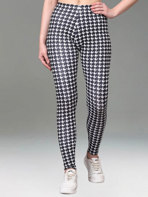 Moda Rapido Black, White Jegging(Printed)