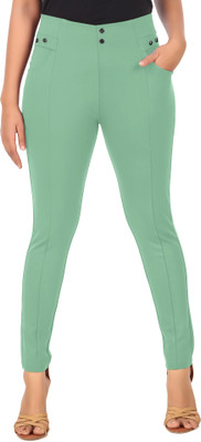 SEMLE Light Green Jegging(Solid)