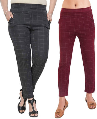 Cloud Star Grey Jegging(Checkered)