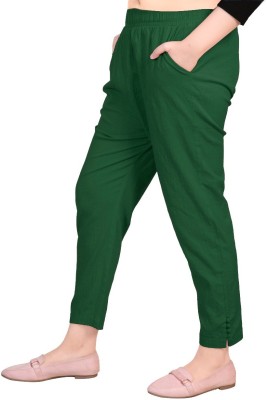 Wentyf Regular Fit Women Green Trousers