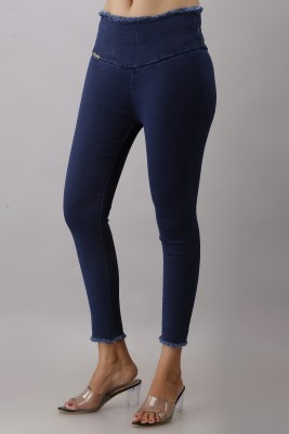 Mialo fashion Dark Blue Jegging(Solid)