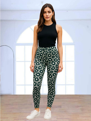 Moda Rapido Grey Jegging(Animal Print)