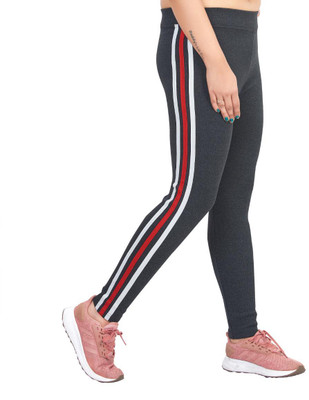 divvi fashions Grey Jegging(Striped)