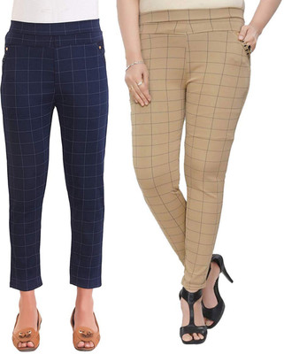 Cloud Star Blue Jegging(Checkered)