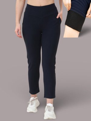 bamboo breeze Dark Blue Jegging(Self Design)