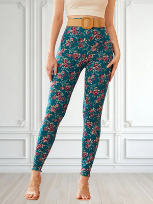 Moda Rapido Light Blue Jegging(Printed)