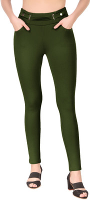 SEMLE Green Jegging(Solid)