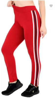 house of common Red Jegging(Striped)