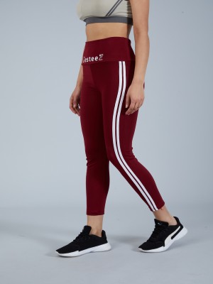 XTR FASHION Maroon Jegging(Striped)