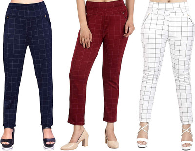 Aaviha Multicolor Jegging(Checkered)