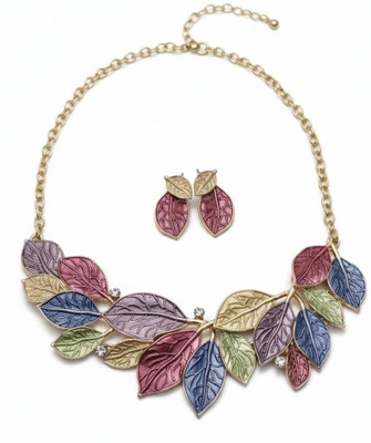 Defashions Stainless Steel Enamel Multicolor Jewellery Set(Pack of 3)