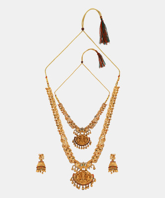 Chigold Alloy Gold-plated Gold Jewellery Set(Pack of 1)