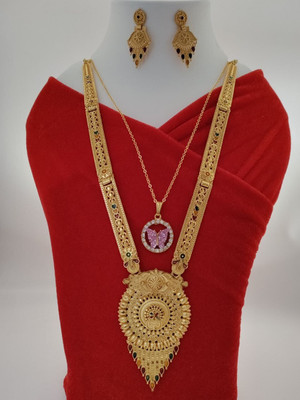 Btm Cart Brass Gold-plated Gold Jewellery Set(Pack of 1)