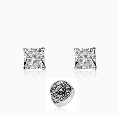 MAATRCHAAYA Sterling Silver, Alloy, Stainless Steel Sterling Silver, Silver Silver Jewellery Set(Pack of 2)