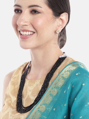ANOUK Brass Black Jewellery Set(Pack of 1)