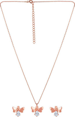 Shiyara JEWELLS Sterling Silver White Jewellery Set(Pack of 1)