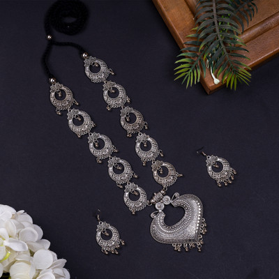 Sowpeace Metal Silver Jewellery Set(Pack of 1)