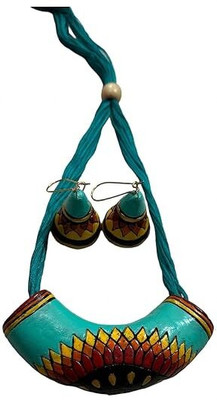 Le bijouxistic Terracotta Multicolor Jewellery Set(Pack of 1)